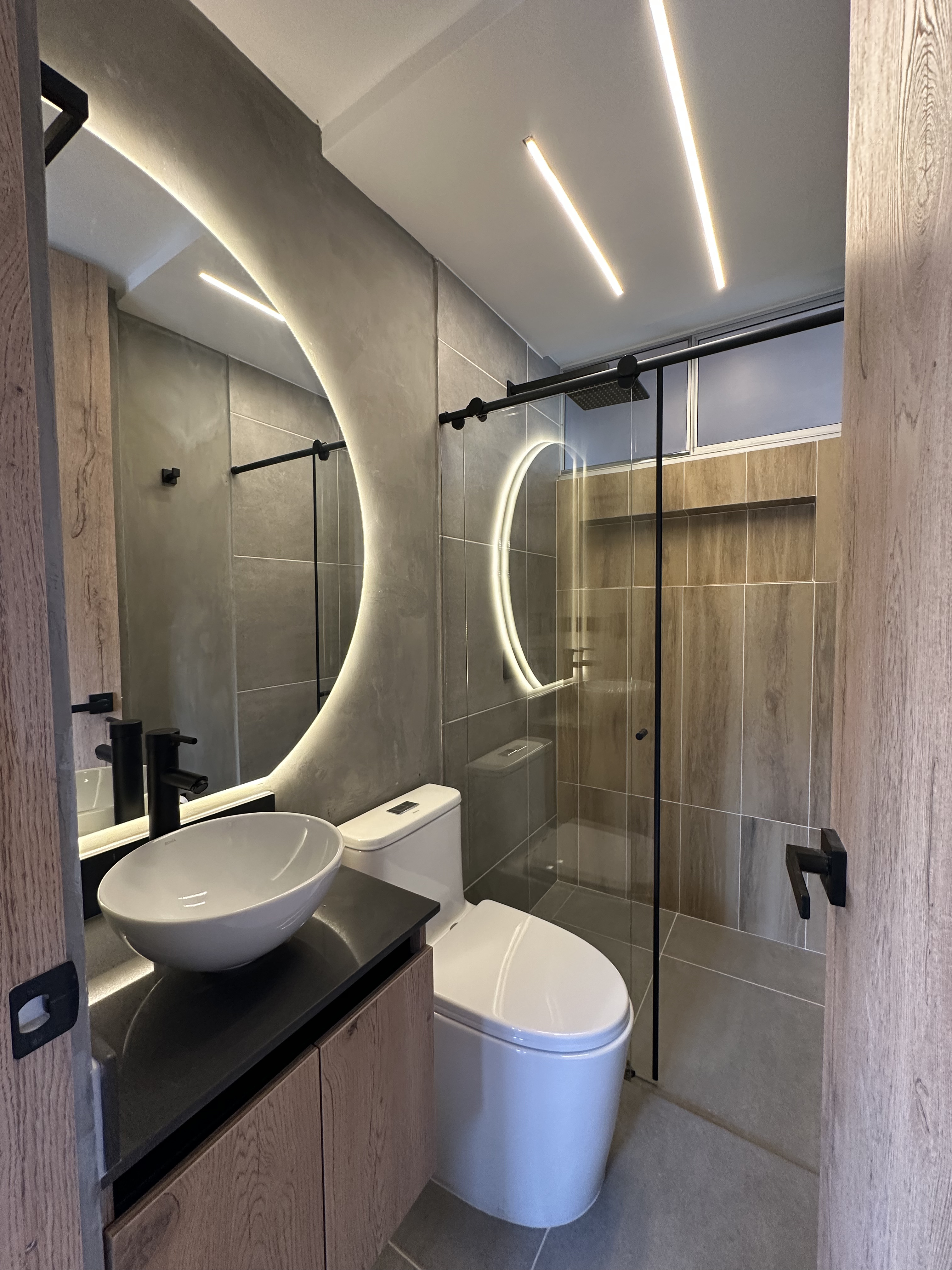 Baño Espejo Circular